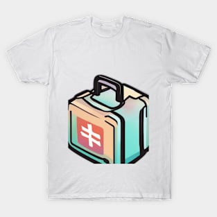 Retro Hashtag Battery Icon Tee Design No. 796 T-Shirt